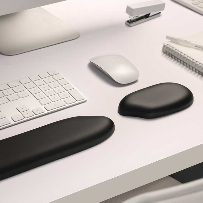 Keyboard Wrist Pad Leather - Reis Silikon Handgelenk Mauspad Tastatur Handa