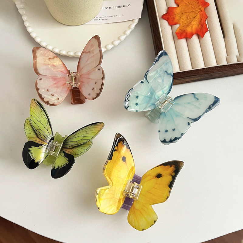 Hi Tech Accessories - 1 stücke Bunte 3D Schmetterling Haar