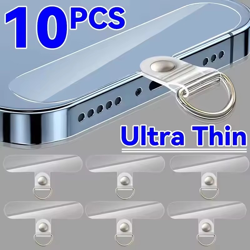 Mobile Tech Accessories - Universal Transparent Abnehmbare Telefon Lanyard Clips