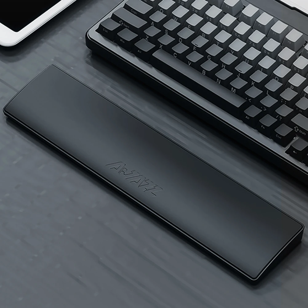 Keyboard Wrist Pad Leather - Gaming-Tastatur-Handballenauflage Ergonomische Weiche Memory-Schaum-Unterstützung Desktop-Aufbewahrungsbox Stabile