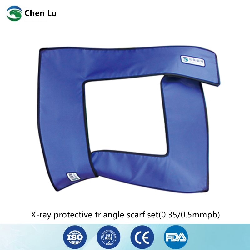 Xray Tech Accessories - Strahlenschutz-Bleitschal, 0,35/0,5 mm Pb-Schilddrüsenhalsband für Röntgentechnik,