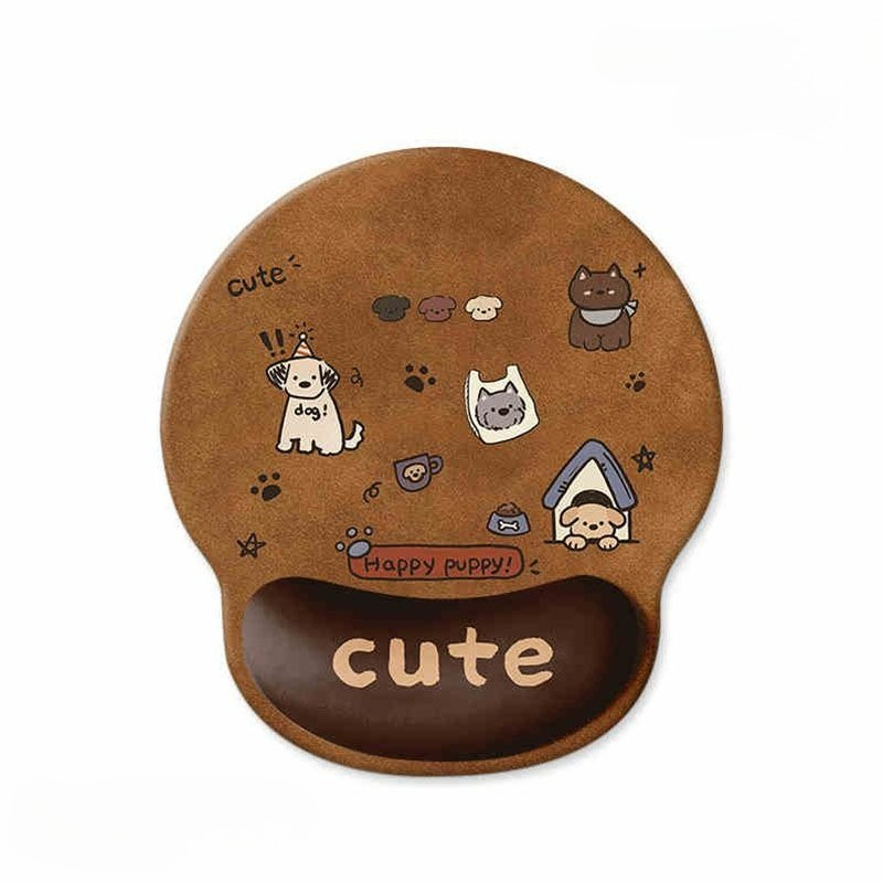 Keyboard Wrist Pad Leather - Cartoon Nette Maus Pad Welpen Handgelenk