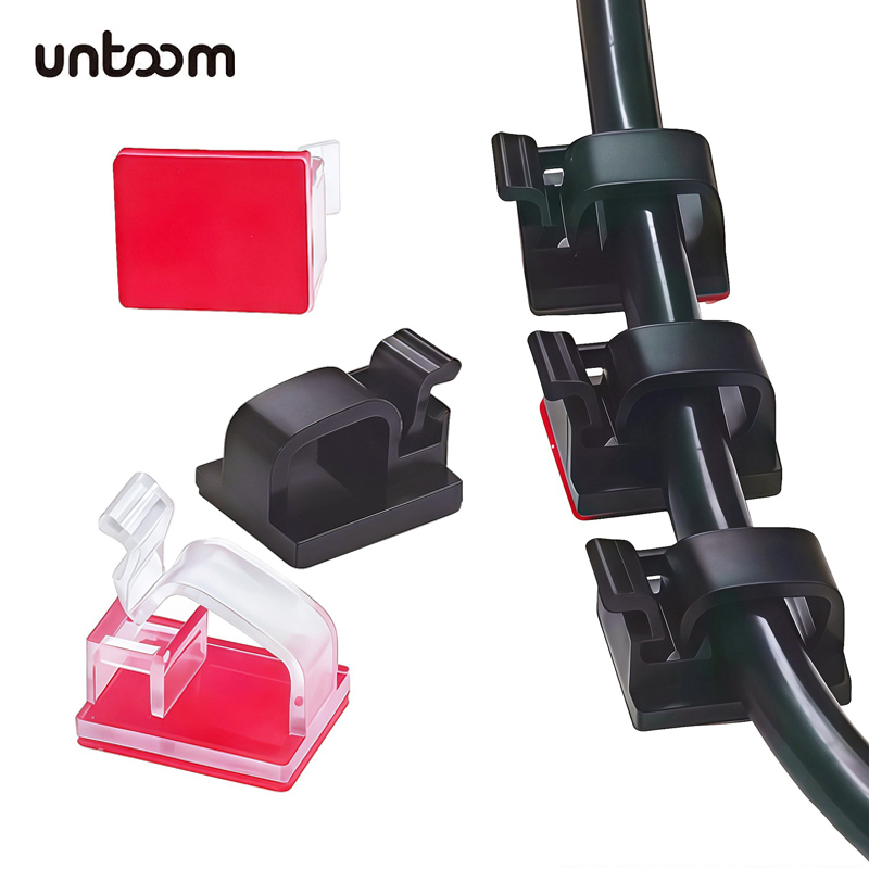 Desk Cable Clip - 20 Stück Selbstklebende Kabelclips Kabelmanagement Drahtorganisator
