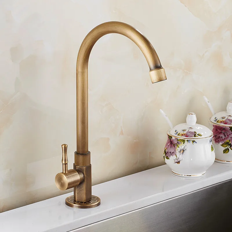 High Tech Kitchen Accessories - Hochwertiger Wasserhahn aus Messing, klassisch, nur