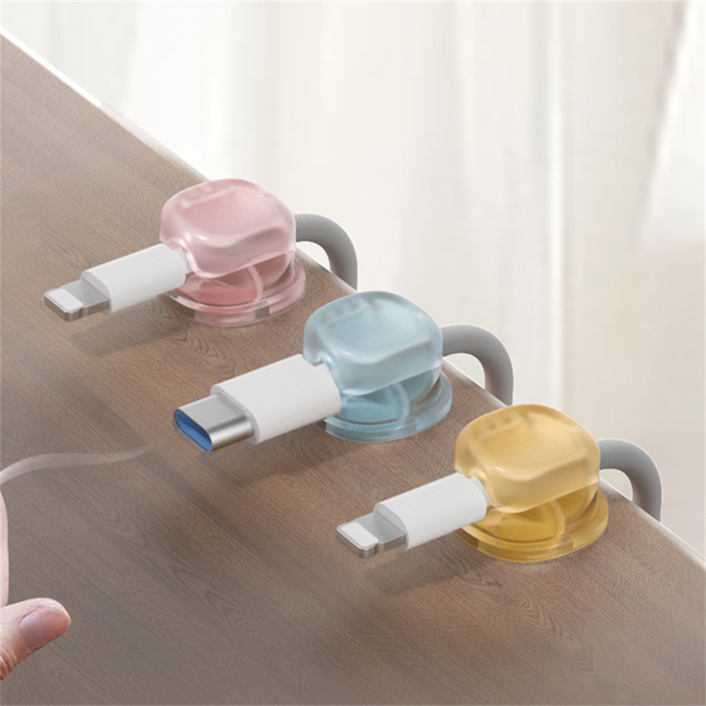 3 Transparente Farbige Magneti – Desk Cable Clip Bewertung und Preis
