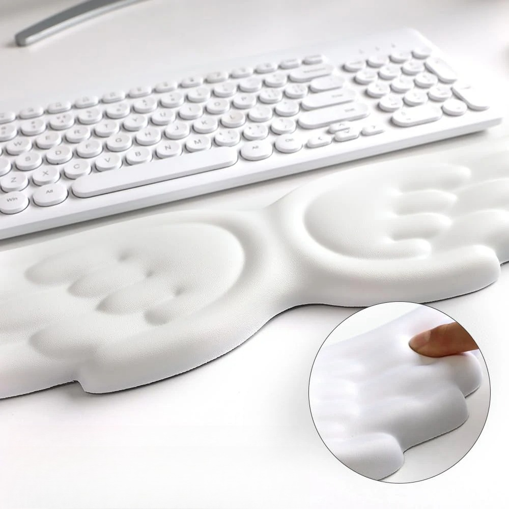 Mauspad, ergonomische Angel-Ta – Keyboard Wrist Pad Leather Bewertung und Preis