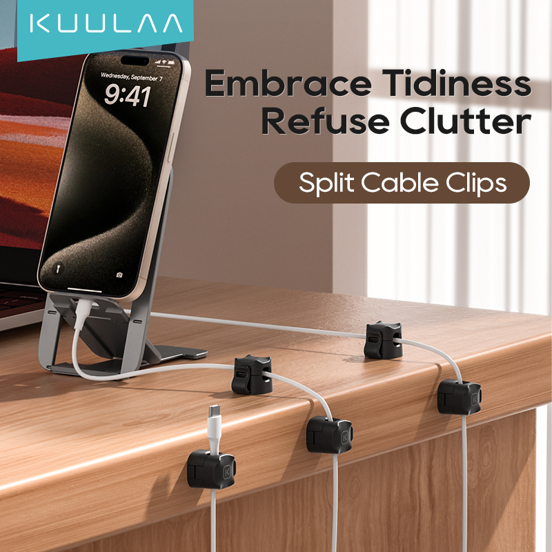 KUULAA 3/6 Stück Kabelklemmen, – Desk Cable Clip Bewertung und Preis