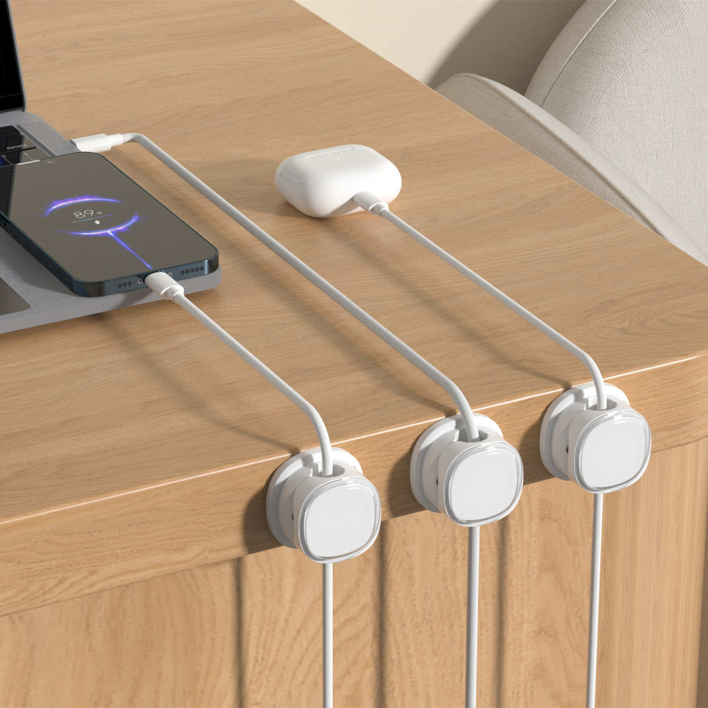 3/6/8/12 Stück magnetische Kab – Desk Cable Clip Bewertung und Preis