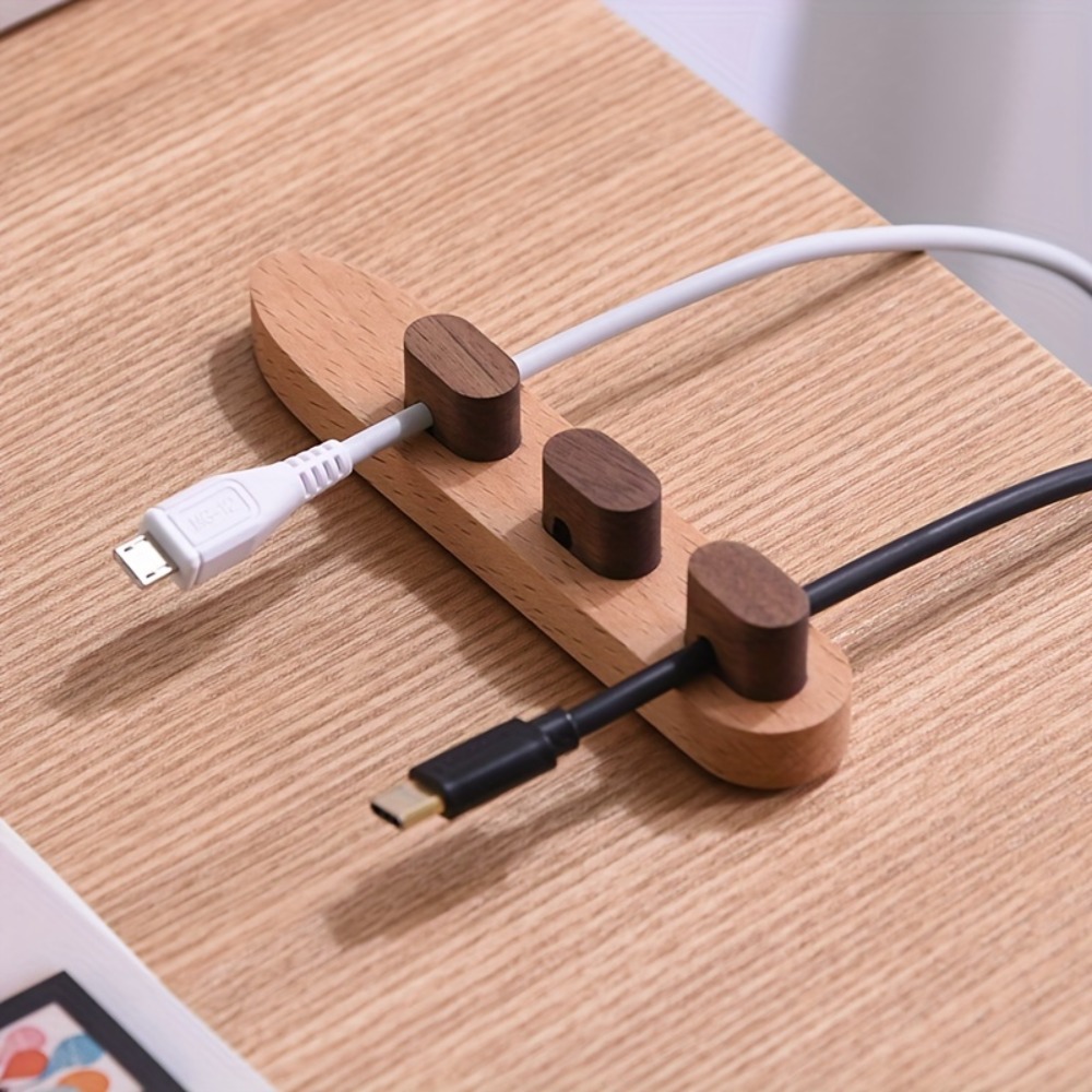 Hölzerner Kabelorganizer, selb – Desk Cable Clip Bewertung und Preis