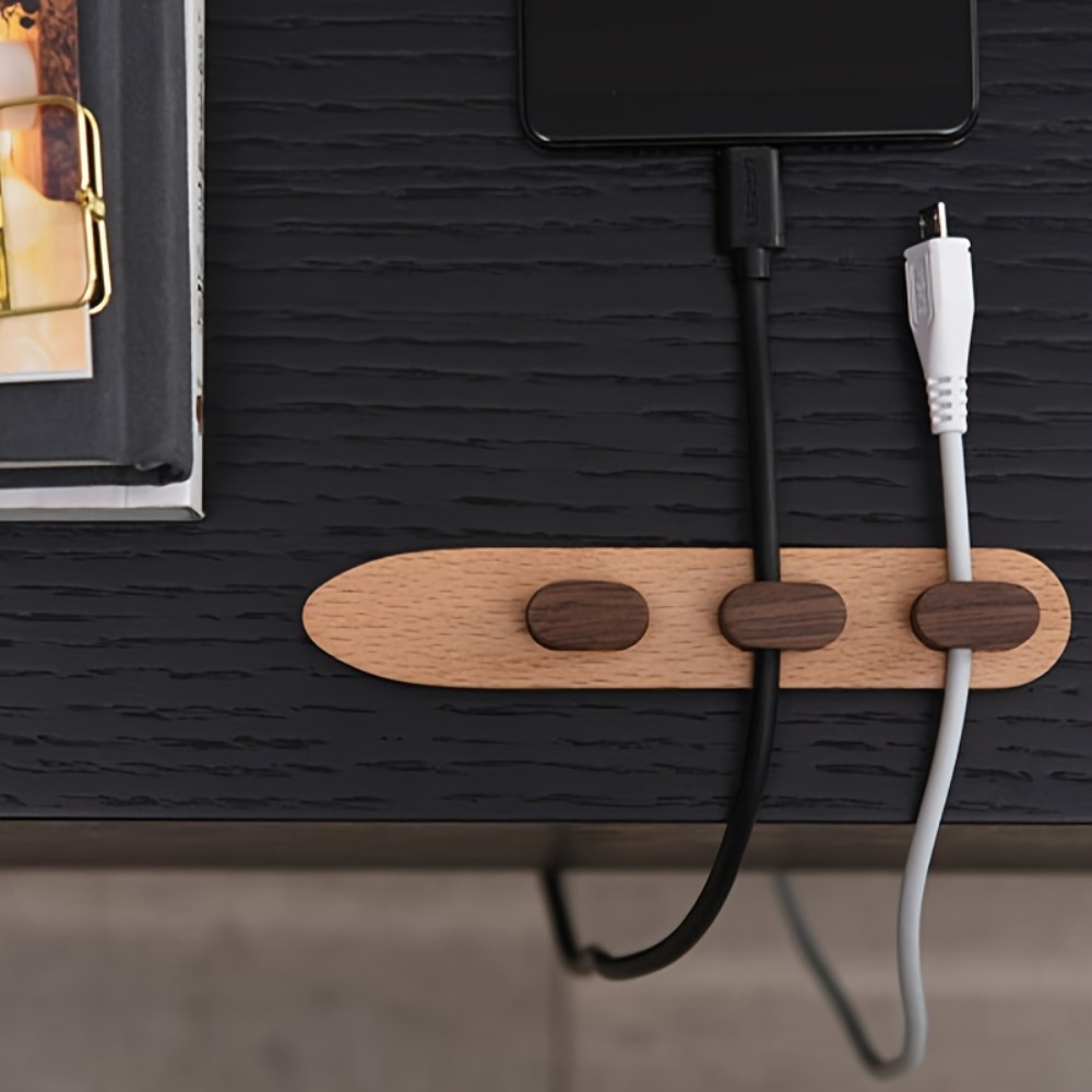 Hölzerner Kabelorganizer, selb – Desk Cable Clip Bewertung und Preis