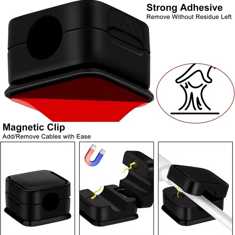 Magnetischer Kabelclip, Kabelh – Desk Cable Clip Bewertung und Preis