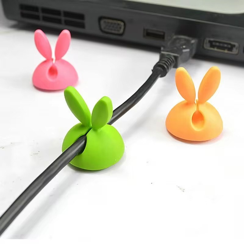 Niedliche Kaninchen Ohr Kabel  – Desk Cable Clip Bewertung und Preis