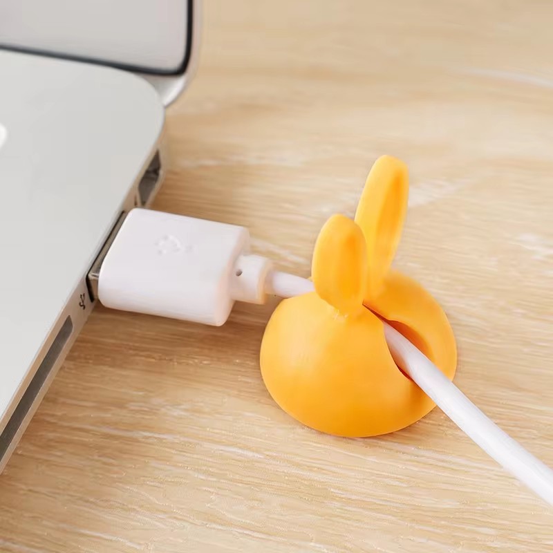 Niedliche Kaninchen Ohr Kabel  – Desk Cable Clip Bewertung und Preis