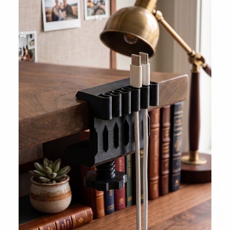 3 Desktop-Kabelmanager-Clips,  – Desk Cable Clip Bewertung und Preis