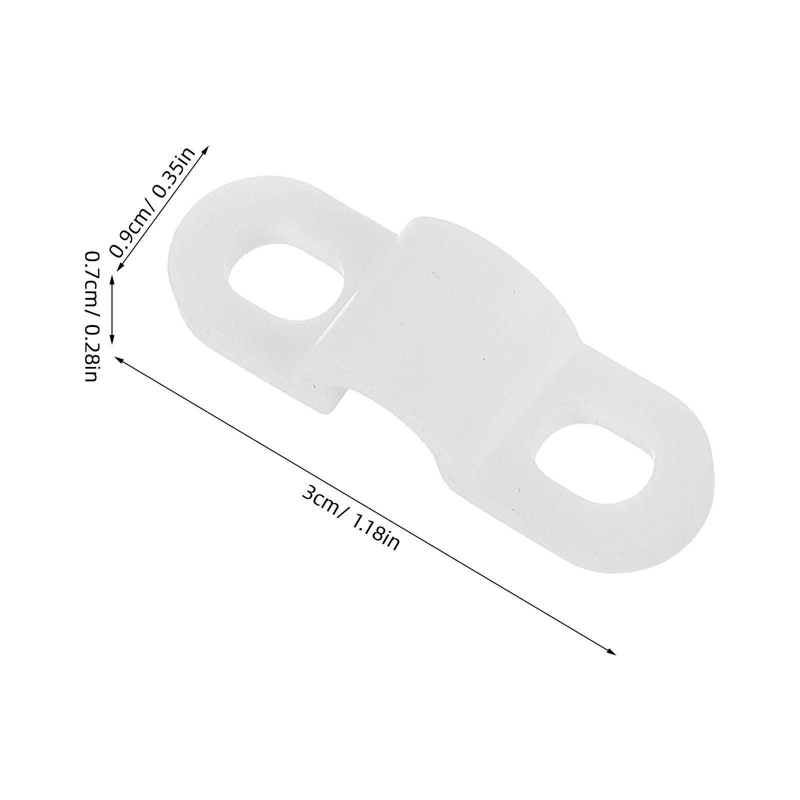 100 Stück Kabelklemmen-Organiz – Desk Cable Clip Bewertung und Preis