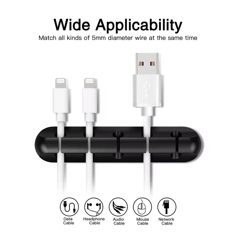 Silikon-USB-Kabelclip-Organize – Desk Cable Clip Bewertung und Preis