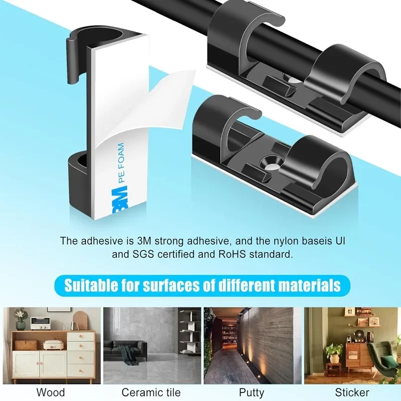 Kabelhalter Wand-Kabelclips Se – Desk Cable Clip Bewertung und Preis