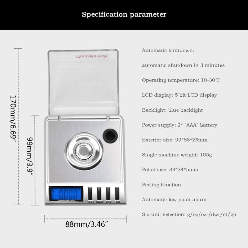 20g/0,001g Schmuck Waage Mini  – High Tech Kitchen Accessories Bewertung und Preis