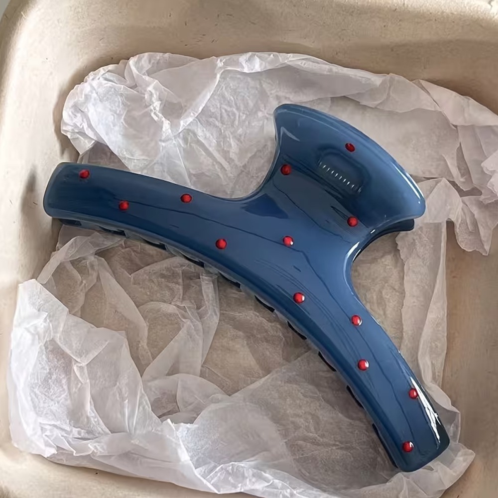 2 blaue, tropfenförmige Haarsp – Hi Tech Accessories Bewertung und Preis